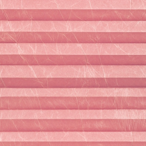 Шторы плиссе PLISSE, ткань Краш перламутр - розовый
